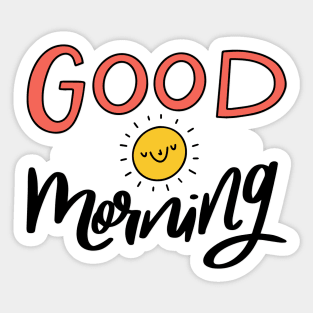 Good Morning Sticker